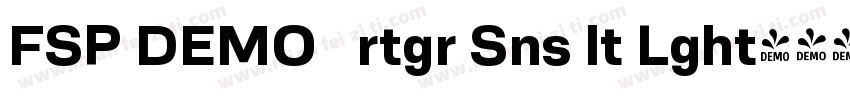 FSP DEMO   rtgr Sns lt Lght字体转换